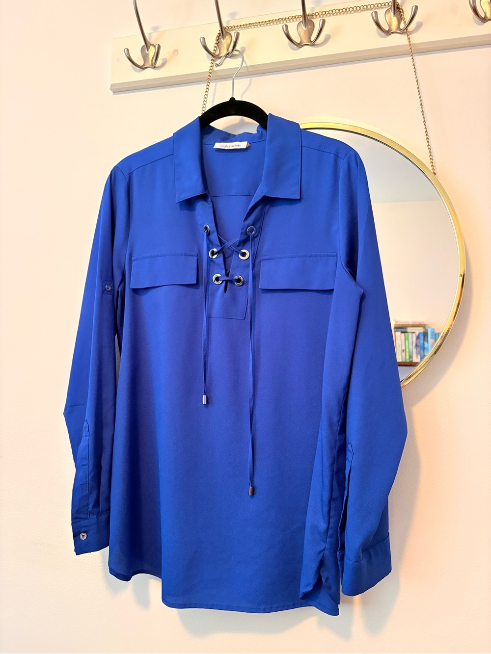 Calvin Klein Royal Blue Blouse